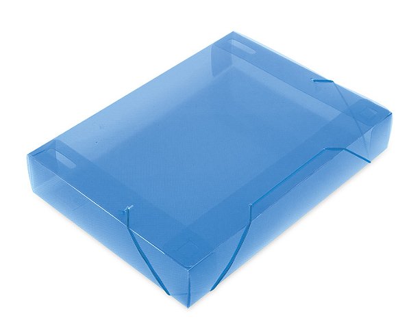 PASTA ABA ELASTICA LAMINADA 55MM AZUL