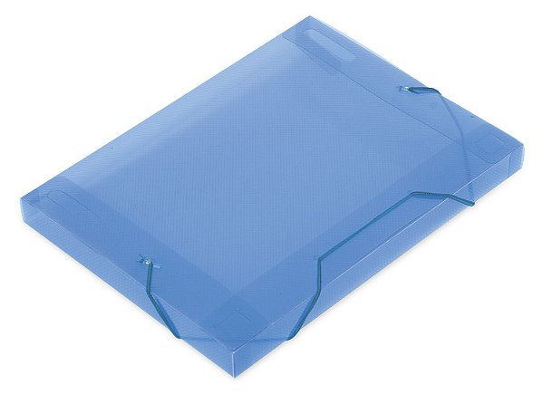 PASTA ABA ELASTICA LAMINADA 30MM AZUL