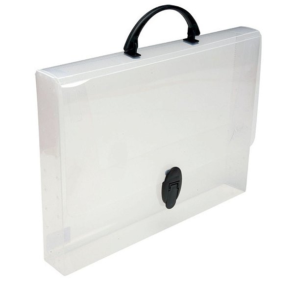 MALETA LAMINADA OFICIO 45MM CRISTAL