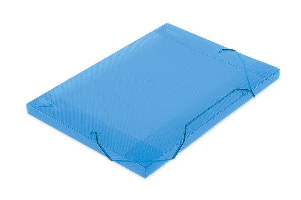 PASTA ABA ELASTICA LAMINADA 18MM AZUL