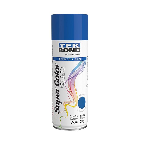 TINTA SUPER COLOR SPRAY 350ML AZUL BRILHANTE