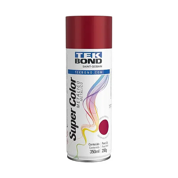 TINTA AEROSSOL VERMELHO METALICO 350 ML/250G