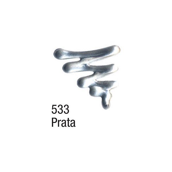 TINTA DIMENSIONAL METALLIC 35ML PRATA