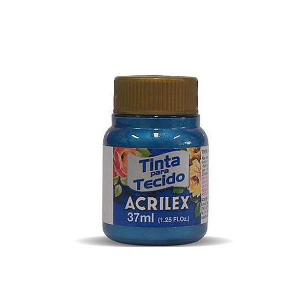 TINTA TECIDO METALLICA 037ML AZUL