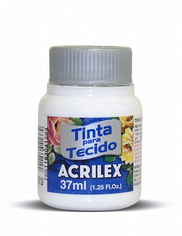 TINTA TECIDO FOSCA 037ML BRANCA