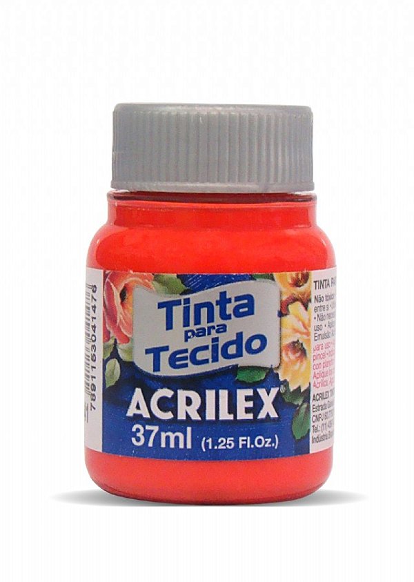 TINTA TECIDO FOSCA 037ML VERMELHO VIVO