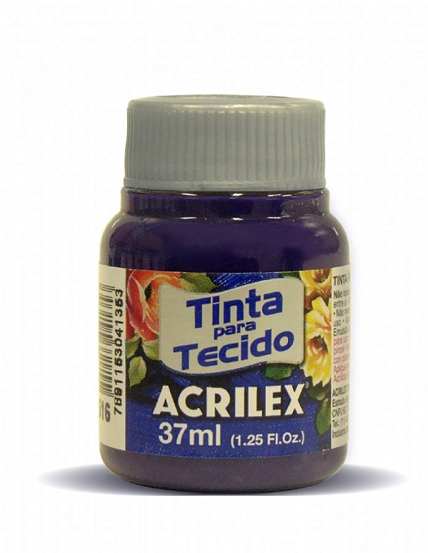 TINTA TECIDO FOSCA 037ML VIOLETA
