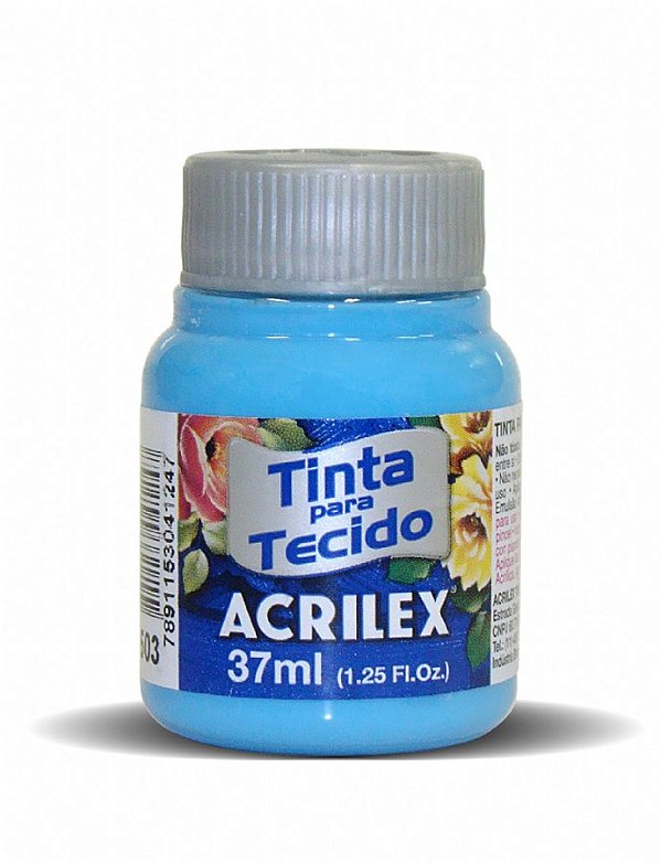 TINTA TECIDO FOSCA 037ML AZUL CELESTE