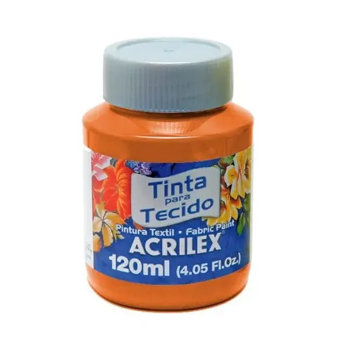 TINTA TECIDO FOSCA 120ML LARANJA
