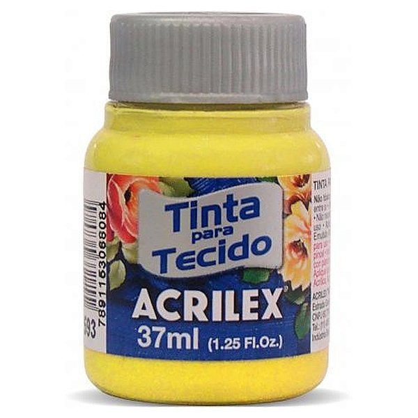TINTA TECIDO FOSCA 037ML AMARELO CANARIO