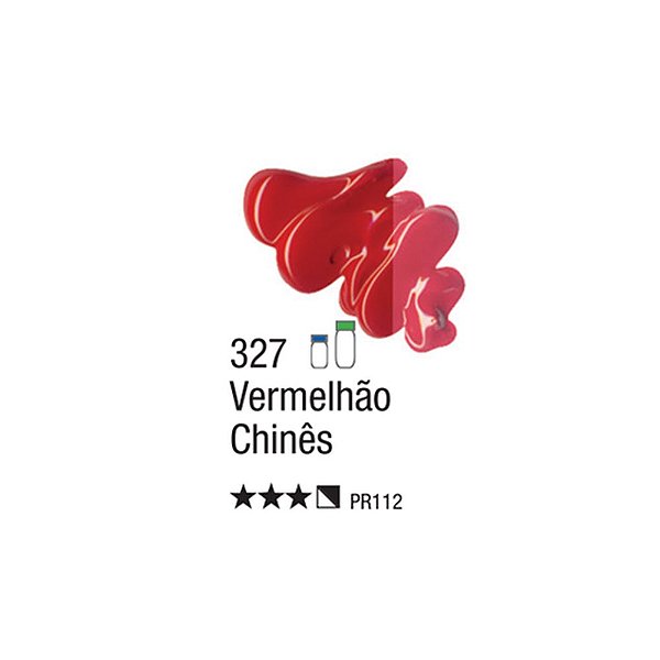 TINTA OLEO PARA TELA 020ML VERMELHAO CHINES 327