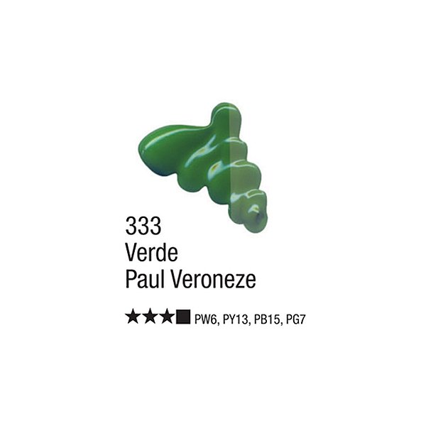 TINTA OLEO PARA TELA 020ML VERDE PAUL VERONEZE