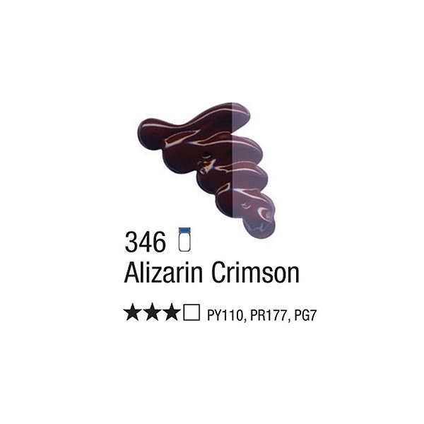 TINTA OLEO PARA TELA 020ML ALIZARIN CRIMSON 346