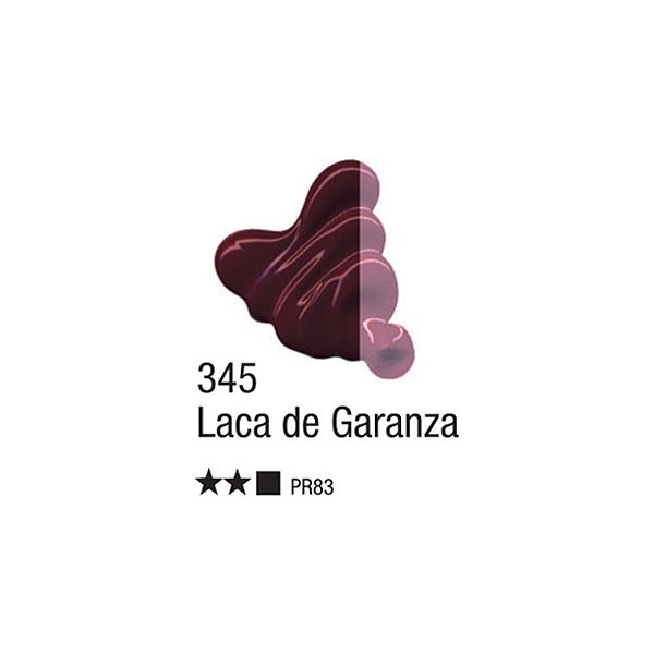TINTA OLEO PARA TELA 020ML LACA DE GARANZA 345