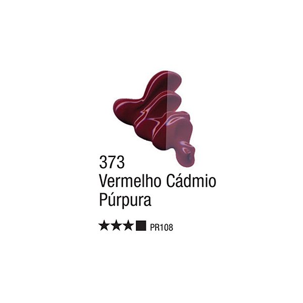 TINTA OLEO 020ML VERMELHO CADMIO PURPURA 373