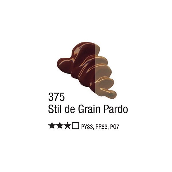 TINTA OLEO PARA TELA 020ML STIL DE GRAIN PARDO 375