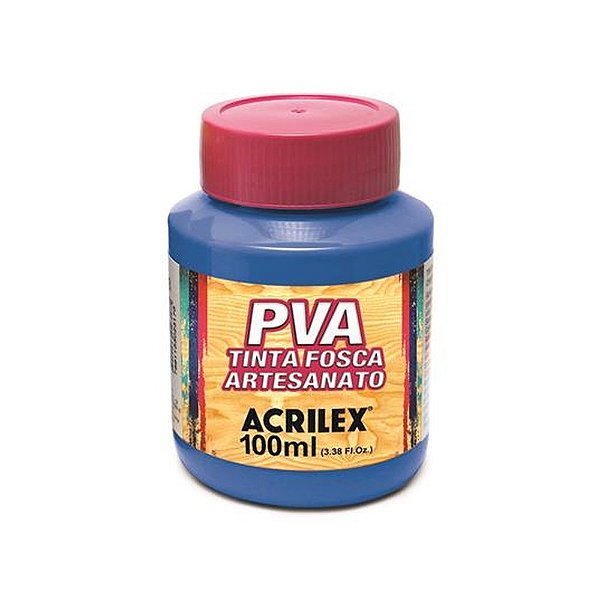 TINTA PVA FOSCA 100ML AZUL CERULEO