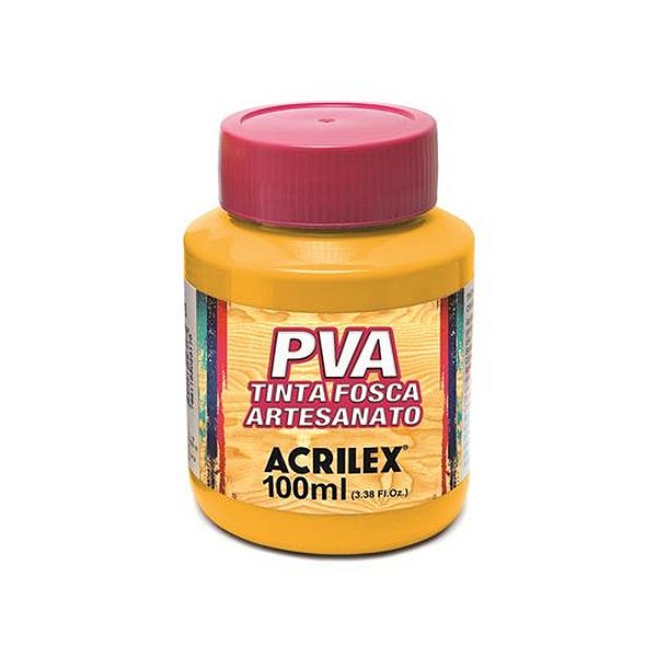 TINTA PVA FOSCA 100ML AMARELO GEMA