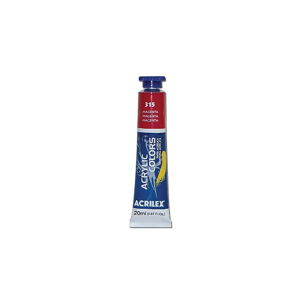 TINTA ACRILICA P/TELA 020ML MAGENTA