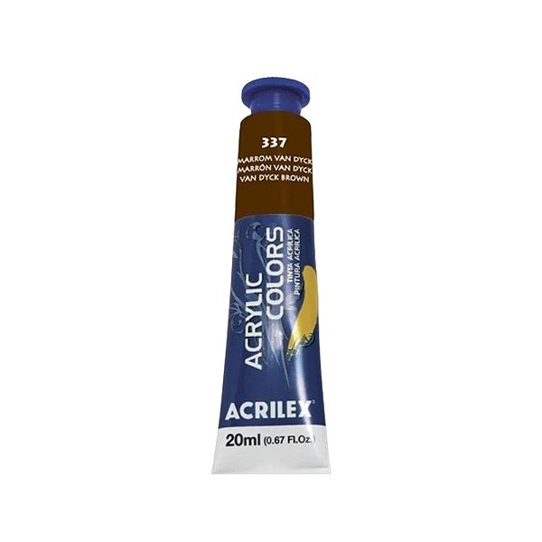 TINTA ACRILICA P/TELA 020ML MARRON VAN DYCK