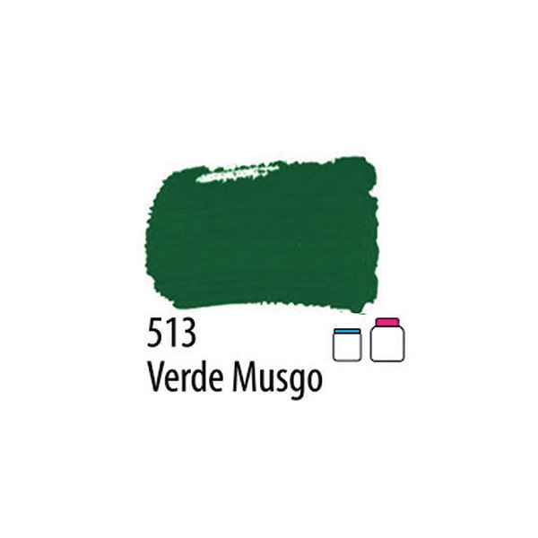 TINTA PVA FOSCA 037ML VERDE MUSGO