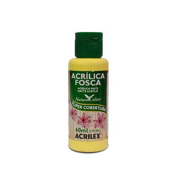 TINTA ACRILICA FOSCA 060ML AMARELO LIMAO
