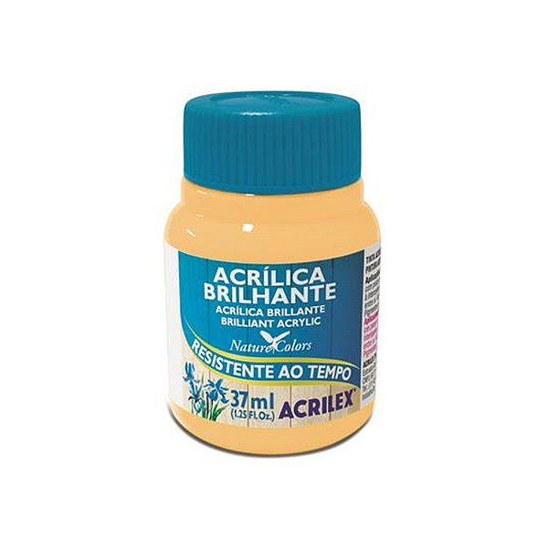 TINTA ACRILICA BRILHANTE 037ML AMARELO PELE/PESSEG