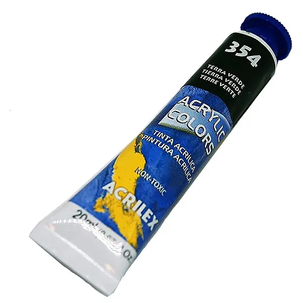 TINTA ACRILICA P/TELA 020ML TERRA VERDE