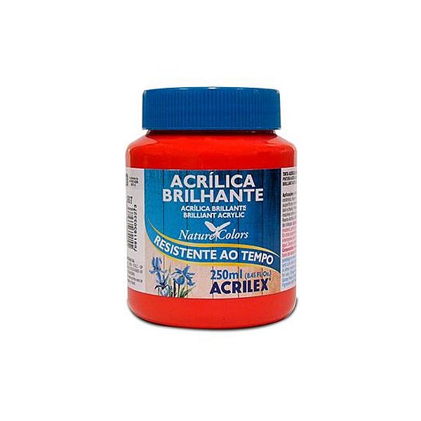 TINTA ACRILICA BRILHANTE 250ML VERMELHO FOGO
