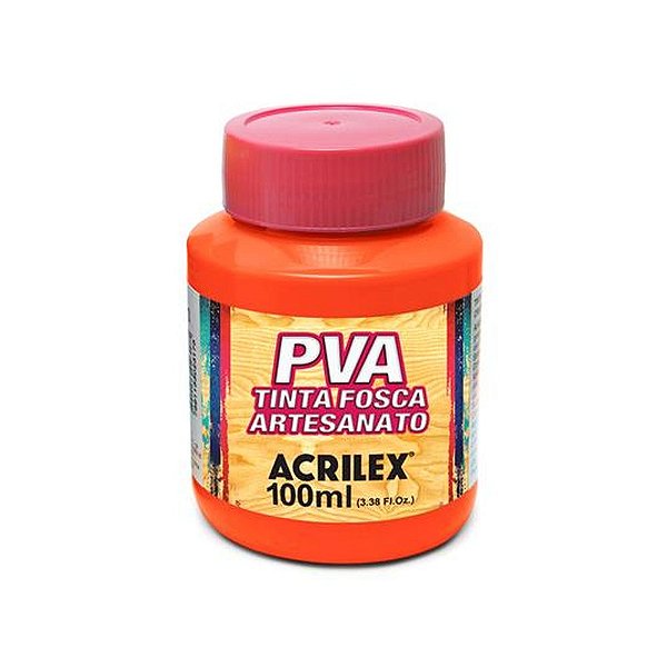 TINTA PVA FOSCA 100ML LARANJA