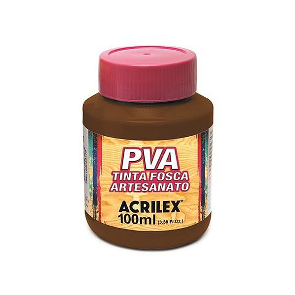 TINTA PVA FOSCA 100ML MARROM