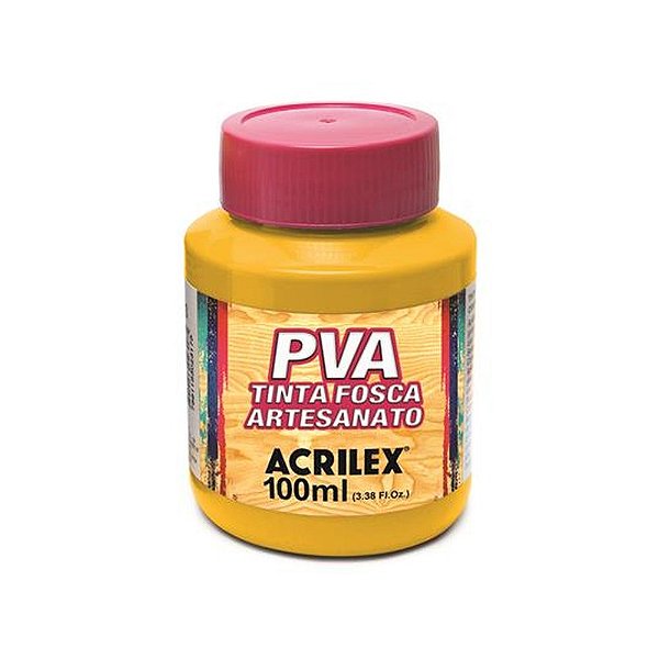 TINTA PVA FOSCA 100ML AMARELO CADMIO