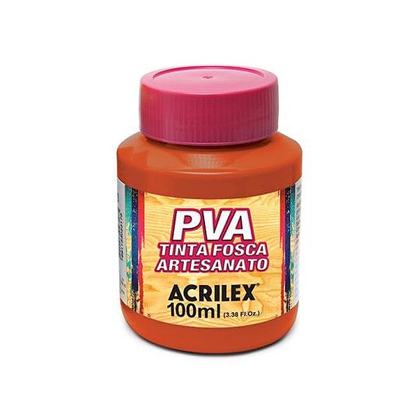 TINTA PVA FOSCA 100ML LARANJA ESCURO