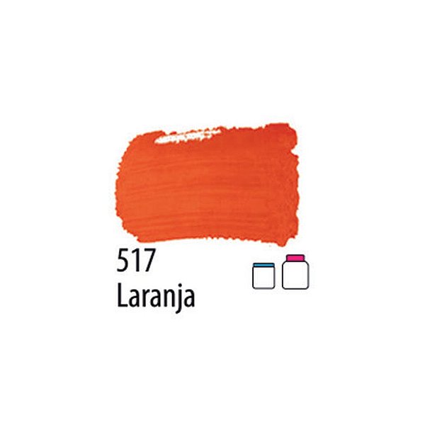 TINTA PVA FOSCA 037ML LARANJA