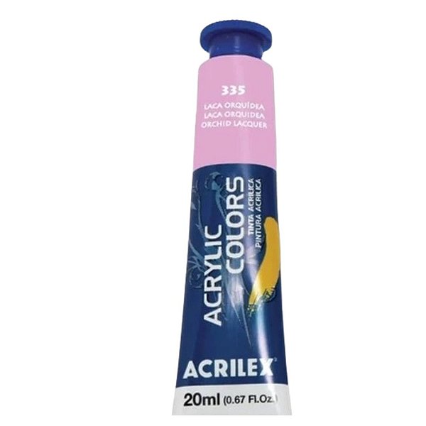 TINTA ACRILICA P/TELA 020ML LACA ORQUIDEA