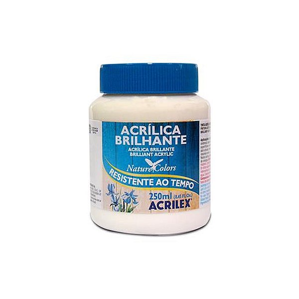 TINTA ACRILICA BRILHANTE 250ML BRANCA