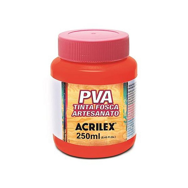 TINTA PVA FOSCA 250ML VERMELHO FOGO