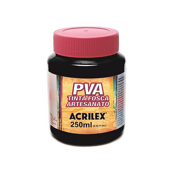 TINTA PVA FOSCA 250ML PRETO