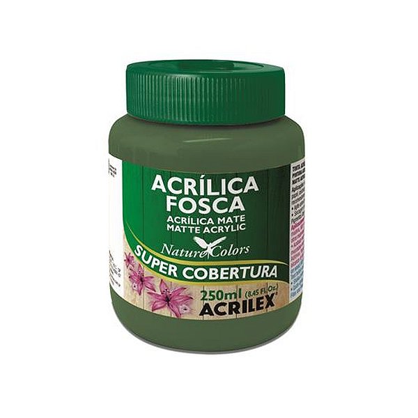 TINTA ACRILICA FOSCA 250ML VERDE MUSGO