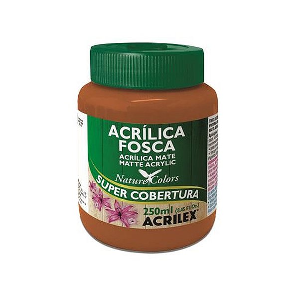 TINTA ACRILICA FOSCA 250ML MARROM
