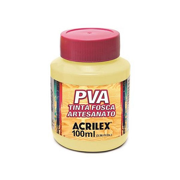 TINTA PVA FOSCA 100ML AMARELO BEBE