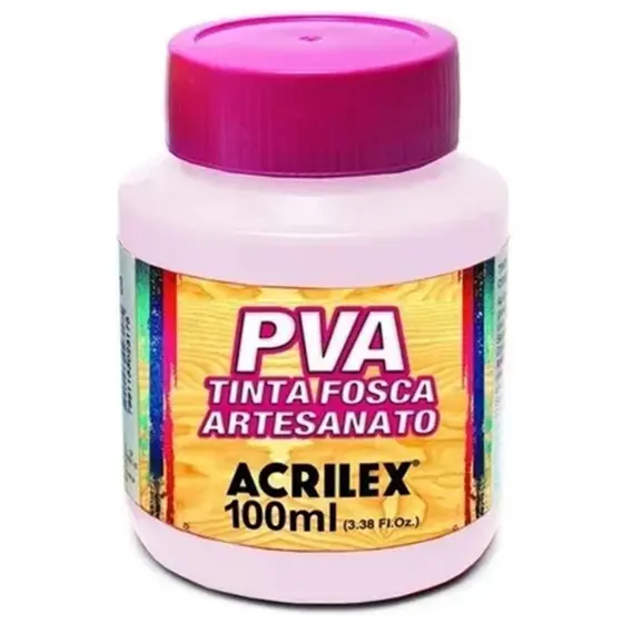 TINTA PVA FOSCA 100ML ROSA BEBE