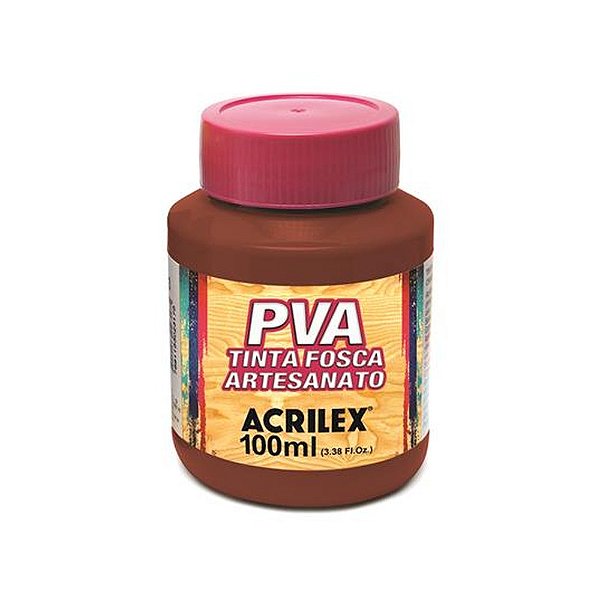 TINTA PVA FOSCA 100ML CASTANHO CLARO