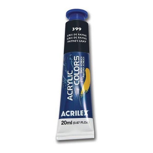 TINTA ACRILICA P/TELA 020ML GRIS DE PAYNE