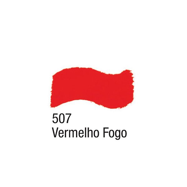 TINTA ACRILICA BRILHANTE 100ML VERMELHO FOGO