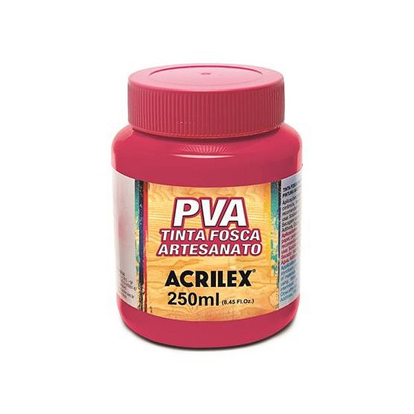 TINTA PVA FOSCA 250ML ROSA ESCURO