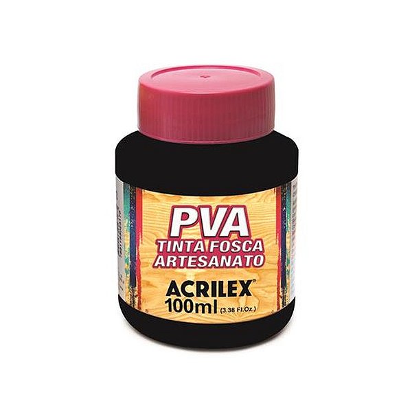 TINTA PVA FOSCA 100ML PRETA