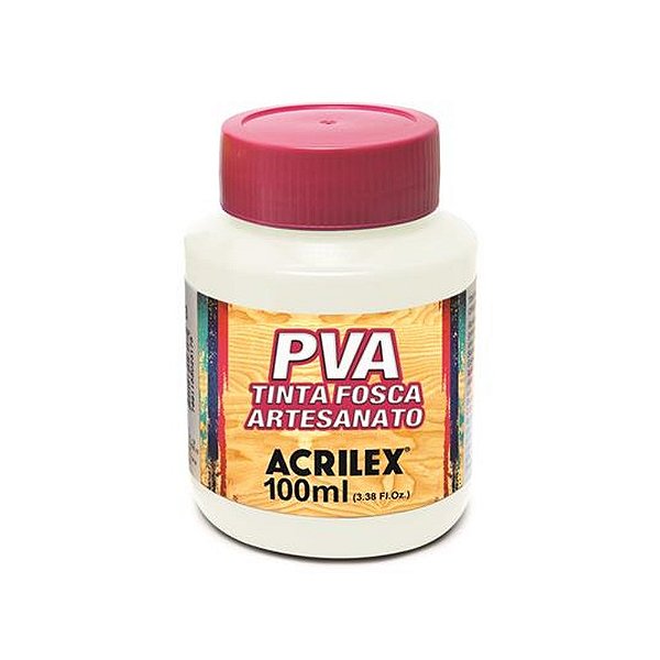 TINTA PVA FOSCA 100ML BRANCA