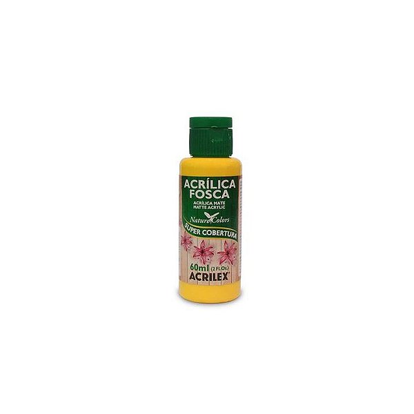 TINTA ACRILICA FOSCA 060ML AMARELO OURO
