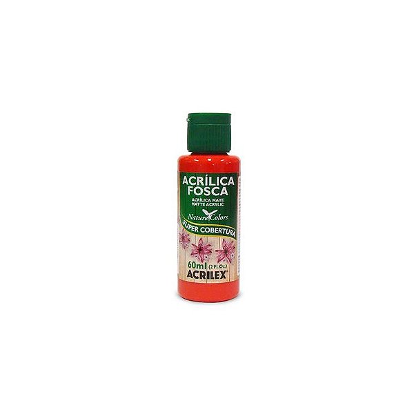 TINTA ACRILICA FOSCA 060ML VERMELHO FOGO